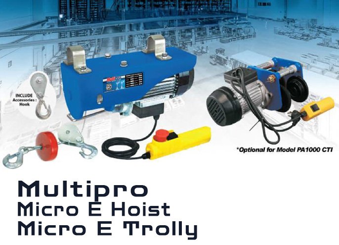 Product Micro E Hoist Trolley